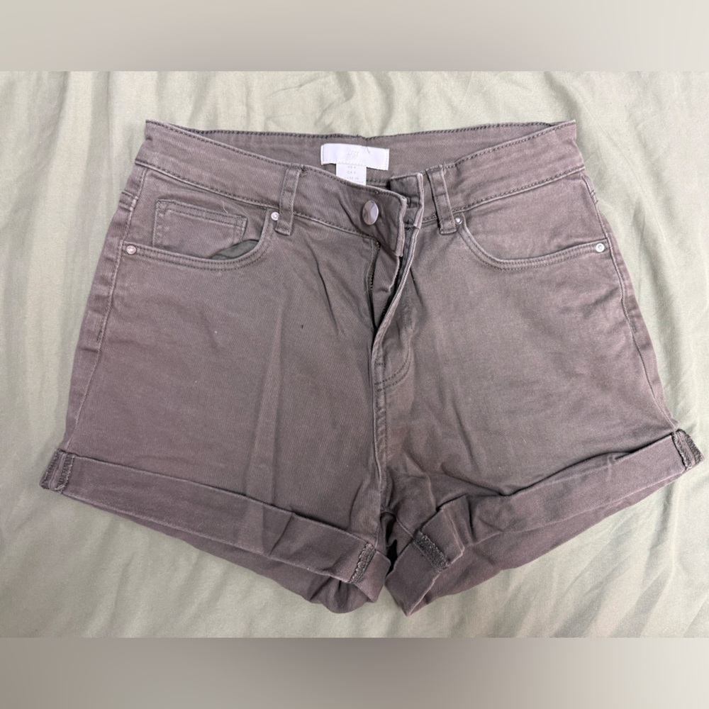 H&M Women's Taupe Jean Shorts